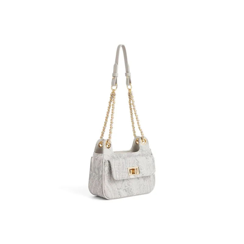 JACD PU Shoulder Bag Regular Women's Tai Mountain Gray/Snowflake Gray-1