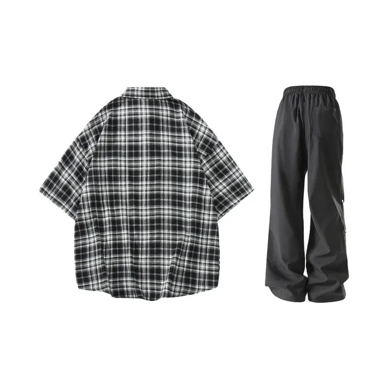 LIVINGTOWN Shirt Matching Set Unisex-1