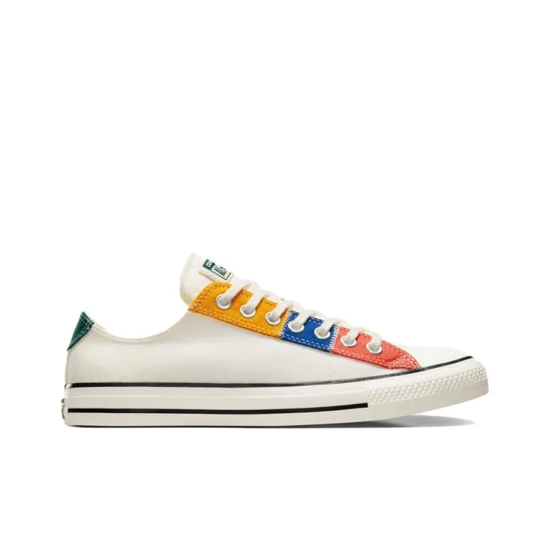 Converse Chuck Taylor All Star Low 'Patchwork Egret Yellow Blue'-1