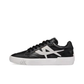 ASH MOONLIGHT Collection Slip-Resistant Low-Top Skateboard Shoes Unisex Black