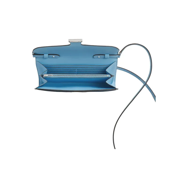 HERMES Constance To Go Epsom Calfskin Shoulder Bag Crossbody Bag Wallet Women's 7N Celeste Sky Blue-2