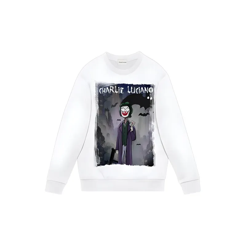 Charlie Luciano Sweatshirts Unisex White-1