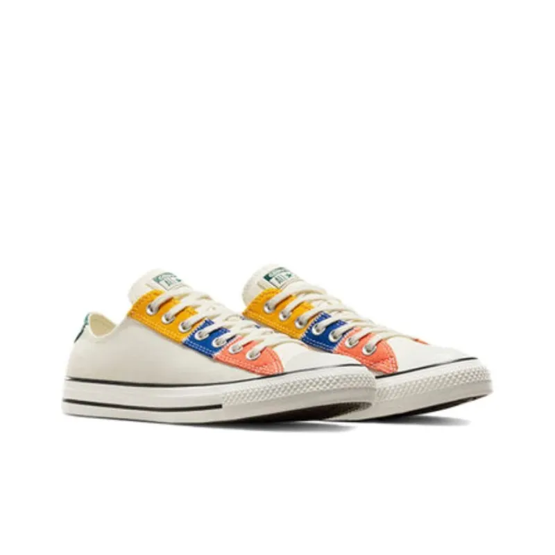 Converse Chuck Taylor All Star Low 'Patchwork Egret Yellow Blue'-3