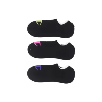 Champion Unisex Logo Socks 3 Packs Black