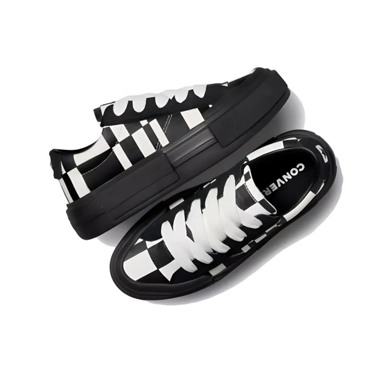 Converse Chuck Taylor All Star Cruise Low Distorted Checkered Distorted Checkered Black Egret-4