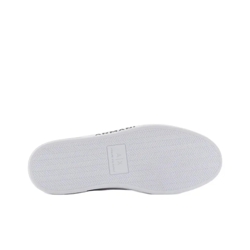 ARMANI EXCHANGE Low Top Skateboard Shoes Men's White-5