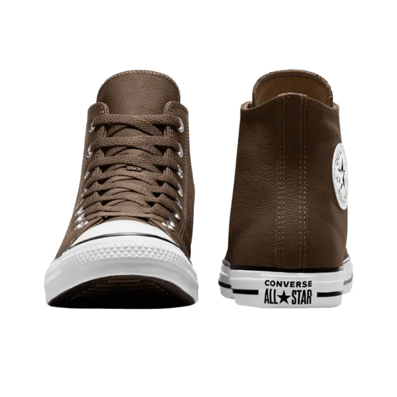 Chuck Taylor All Star Converse Leather High 'Squirmy Worm Brown'-3