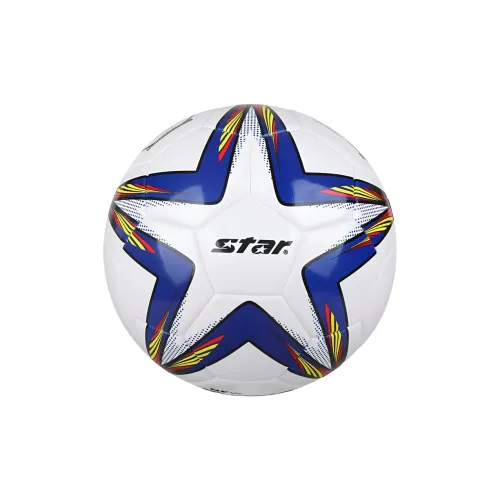 Star Size 5 Soccer TPU Seamless Thermal-bonding Unisex White Blue