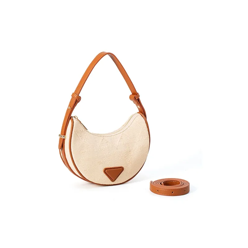 Vigno Synthetic Leather Handbag Crossbody Bag Shoulder Bag Regular Women's Brown/Black-2