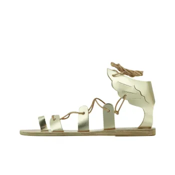ANCIENT GREEK SANDALS Fteroti Roman Sandals Women's Gold