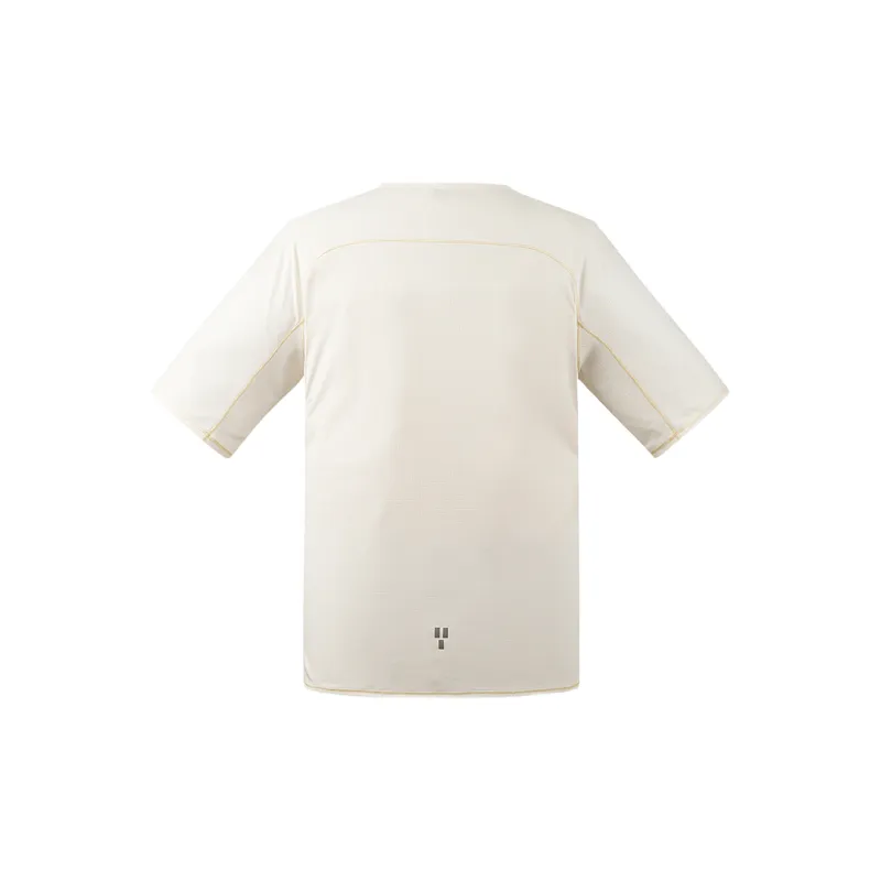THE NORTH FACE Raglan Sleeve T Shirt Men's Dune White/Gravel Sand-1