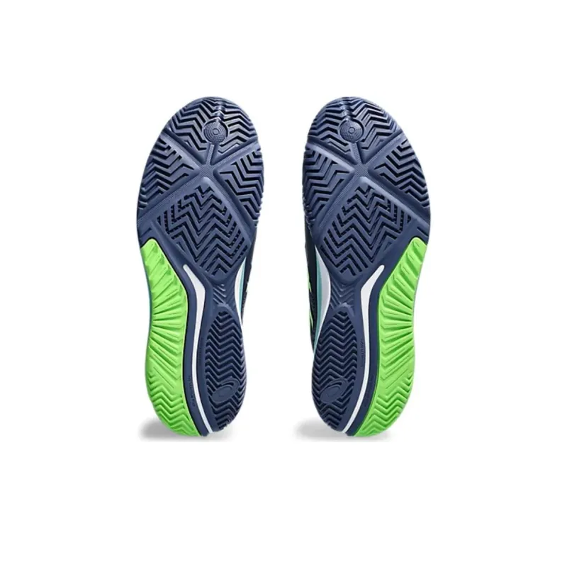 Asics Gel Resolution 9 Padel Thunder Blue Electric Lime-4
