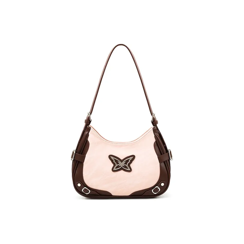 Vigno Synthetic Leather Tote Bag Shoulder Bag Women's Pink/Apricot/Green-10