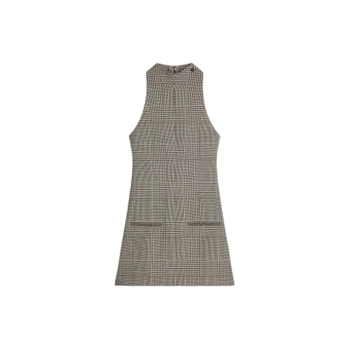 COURREGES Sleeveless Dresses Women's Sand Mud Brown/Sand Mud Brown