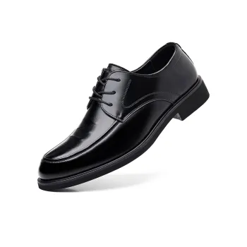 Mulinsen Dress Shoes Men Low Top Black