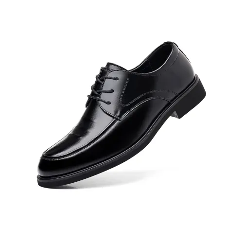 Mulinsen Dress Shoes Men Low-Top Black