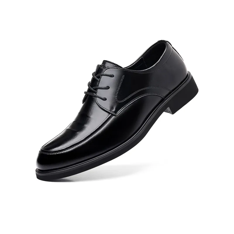 Mulinsen Dress Shoes Men Low Top Black-0