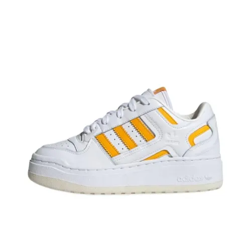 Adidas Forum XLG White Crew Yellow Women's