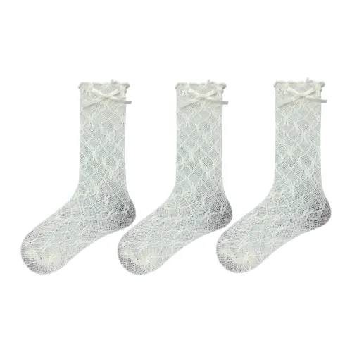 Evening Classroom Mid Calf Socks Women's 3 Pack