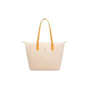 Tommy Hilfiger Polyester Shoulder Bag Women's White/Orange