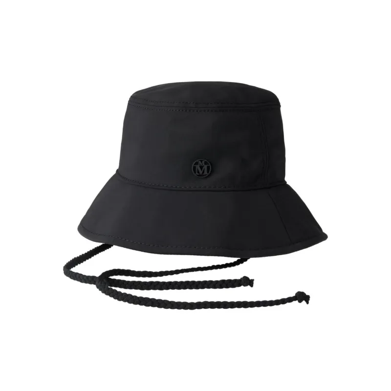 Maison Michel Angele Appliqué logo Bucket Hat-0