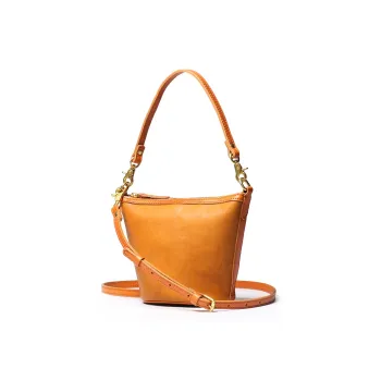LARTIGENT Cow Leather Bucket Bags Crossbody Bag Shoulder Bag Regular Women's Multicolor