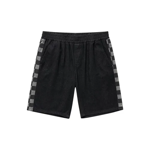 FAIRWHALE Denim Shorts Unisex 001 Black