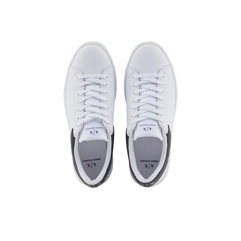 ARMANI EXCHANGE Low Top Skateboard Shoes Men's White-3