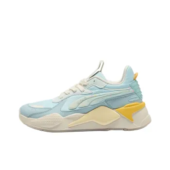 PUMA RS X Anti Slip Wear Resistant Low Top Casual Running Shoes Women's Light Blue