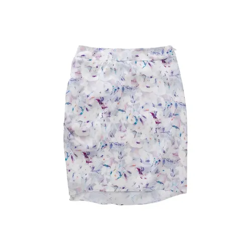 IRO NIGHT Casual Short Skirts Women's Off-White Print