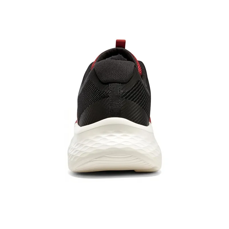 Skechers Skech Lite Pro Anti Slip Wear Resistant Low Top Running Shoes Men's Black Red-3