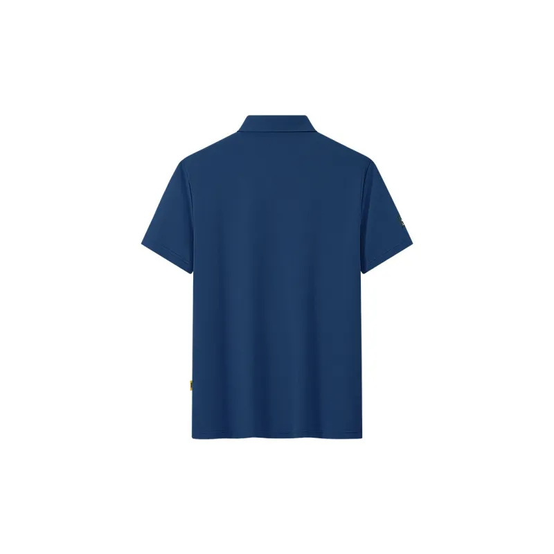 Jeep Small Logo Business Loose Fit Short Sleeved Casual Polo Shirt Unisex-5