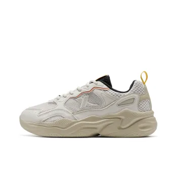 XTEP Lightweight Low Top Casual Shoes Men's Sand Gray/Clay Earth Tone