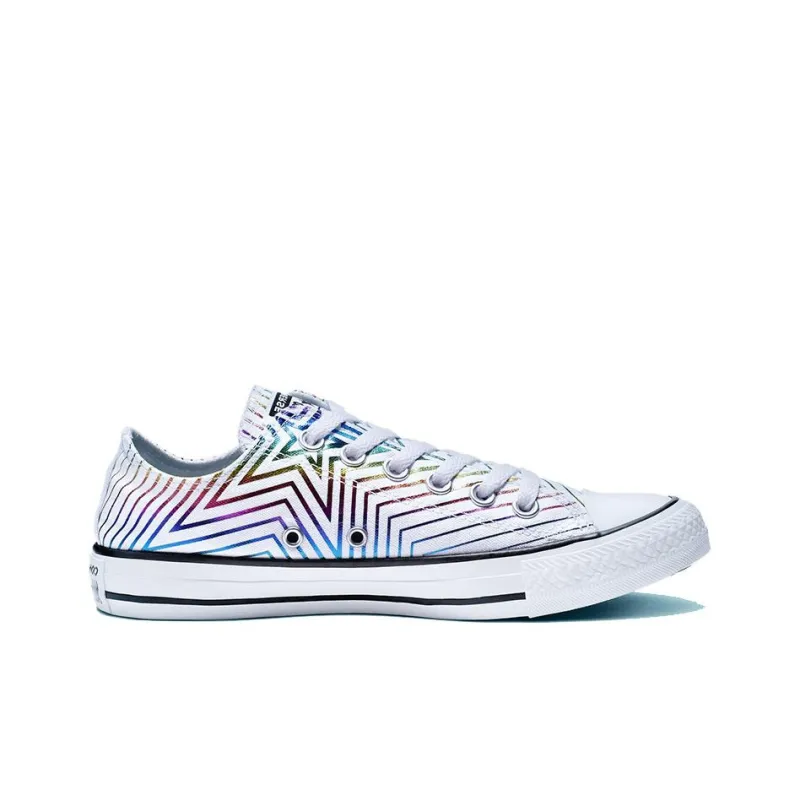 Converse Chuck Taylor All Star Exploding Star Low Top 'White Rainbow' Women's-1
