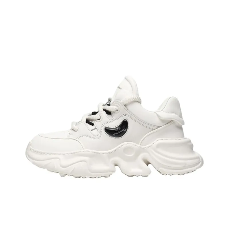 JANE HARLOW Low-Top Chunky Sneakers Men's Black White-0