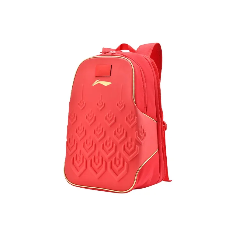 LiNing Fabric Backpack Unisex Red-1