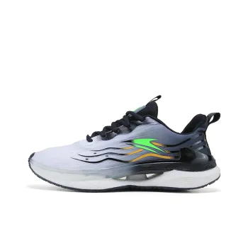 Kinglake Low Top Running Shoes Unisex White Gray Green