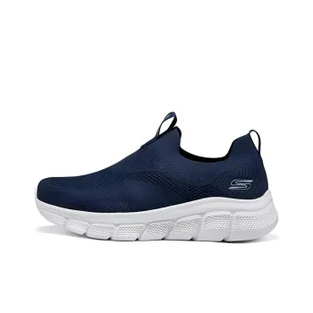 Skechers Bob's Anti-Slip Wear-Resistant Low-Top Casual Shoes Men's Blue