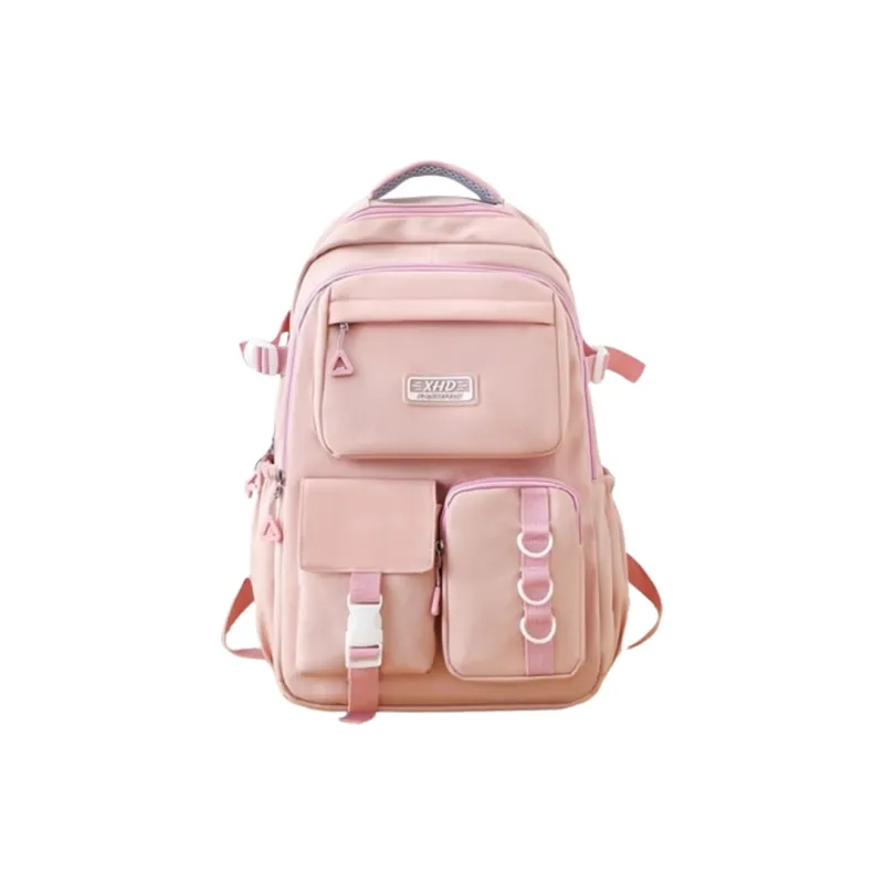 OURFUN Nylon Backpack Regular Women's Black/Blue/Green/Light Pink/Dark Pink-6