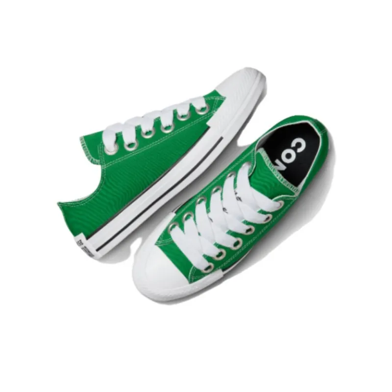 Converse Chuck Taylor All Star Anti Slip Wear Resistant Lightweight Breathable Low Top Canvas Shoes Unisex Green-4
