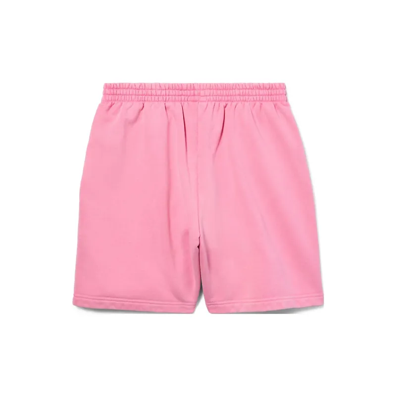 Balenciaga FW24 Casual Shorts Loose Fit Unisex Faded Pink-1