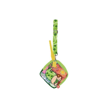 Perfect Styles Velvet Crossbody Bag Small Size Women's Green