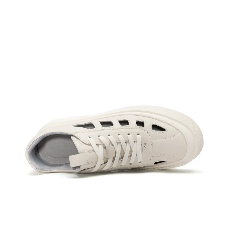 Anthony Miles Casual Skateboard Shoes Men's White-1