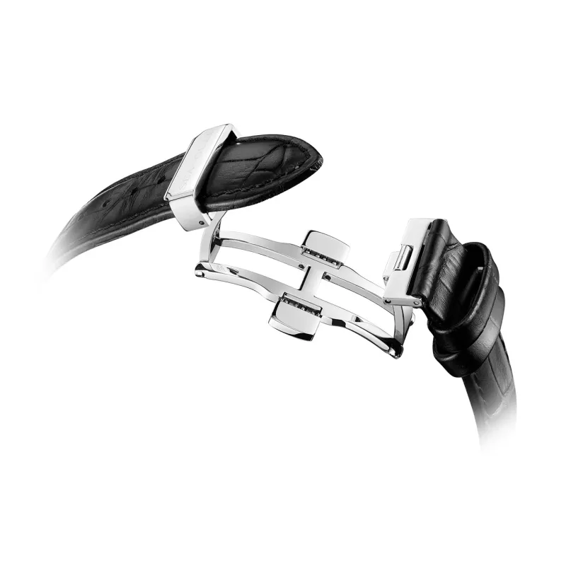 Sea Gull Masterpiece Collection Automatic Mechanical Movement Genuine Leather Strap Watch Men's Watches White Dial-2