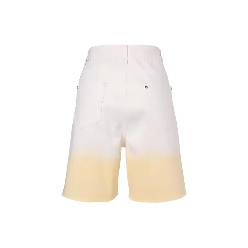 XII BASKET Denim Shorts Women's White-1