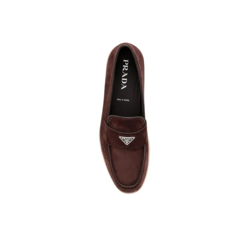 PRADA Loafers Men Dark Brown-3
