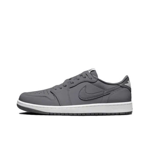 Air Jordan 1 Vintage Basketball Shoes Unisex Low-Top Gray/White