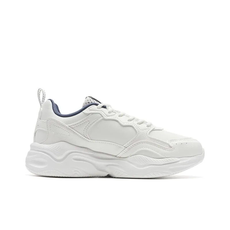 XTEP Lightweight Low Top Casual Shoes Women's Sail White-1