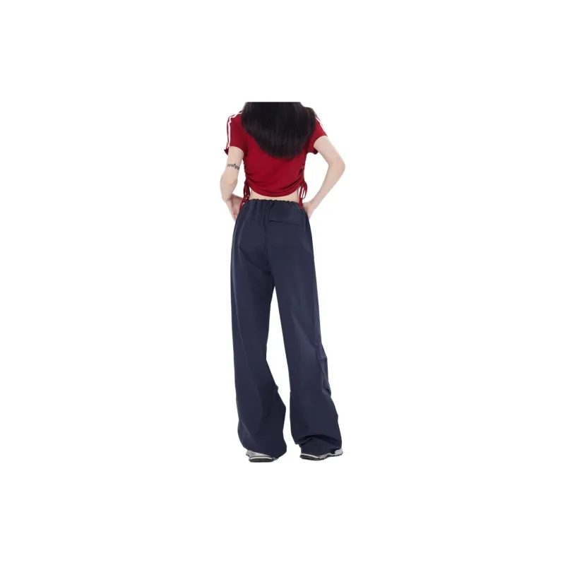 ZAVK Casual Pants Women's Navy Blue-1