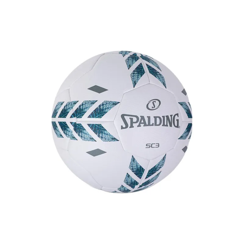 SPALDING SC3 Series Size 5 Soccer PU Machine Stitched Soccer Ball Unisex White-4